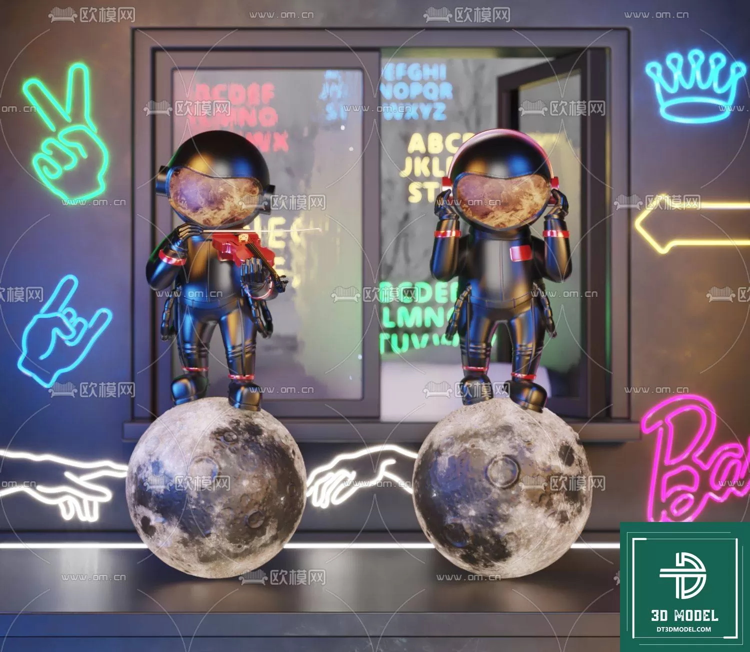 DECORATION – ASTRONAUT 3D MODELS – 010 DECORATION – ASTRONAUT 3D MODELS – 010