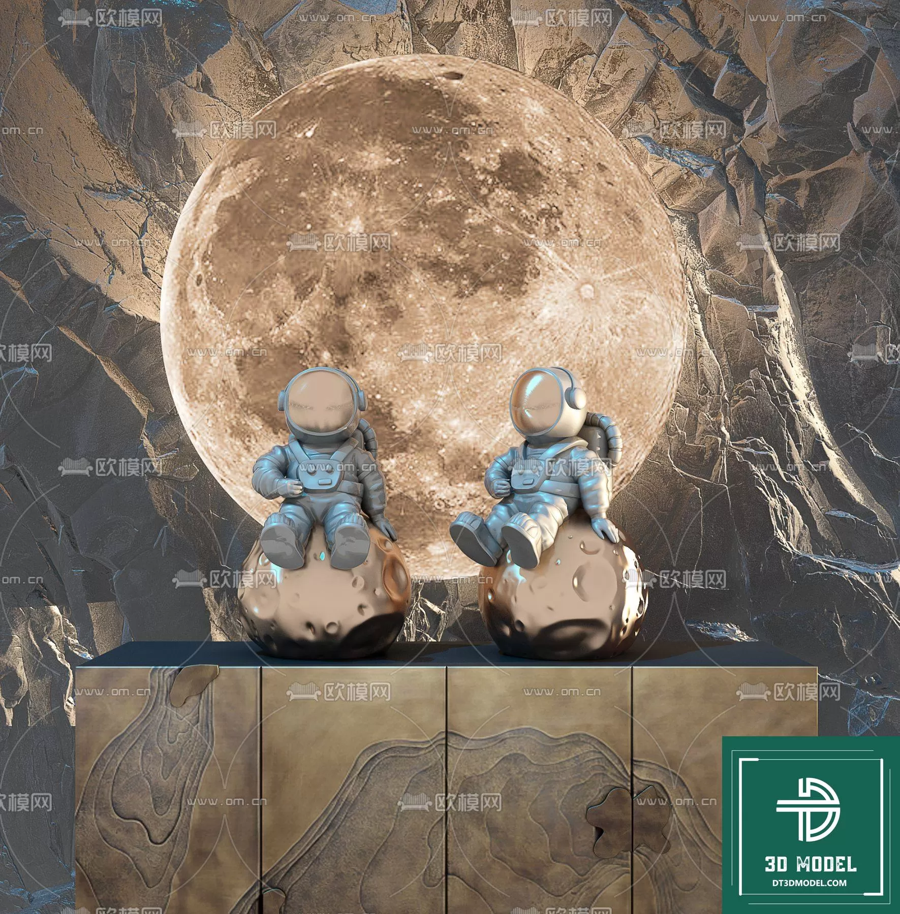 DECORATION – ASTRONAUT 3D MODELS – 012 DECORATION – ASTRONAUT 3D MODELS – 012