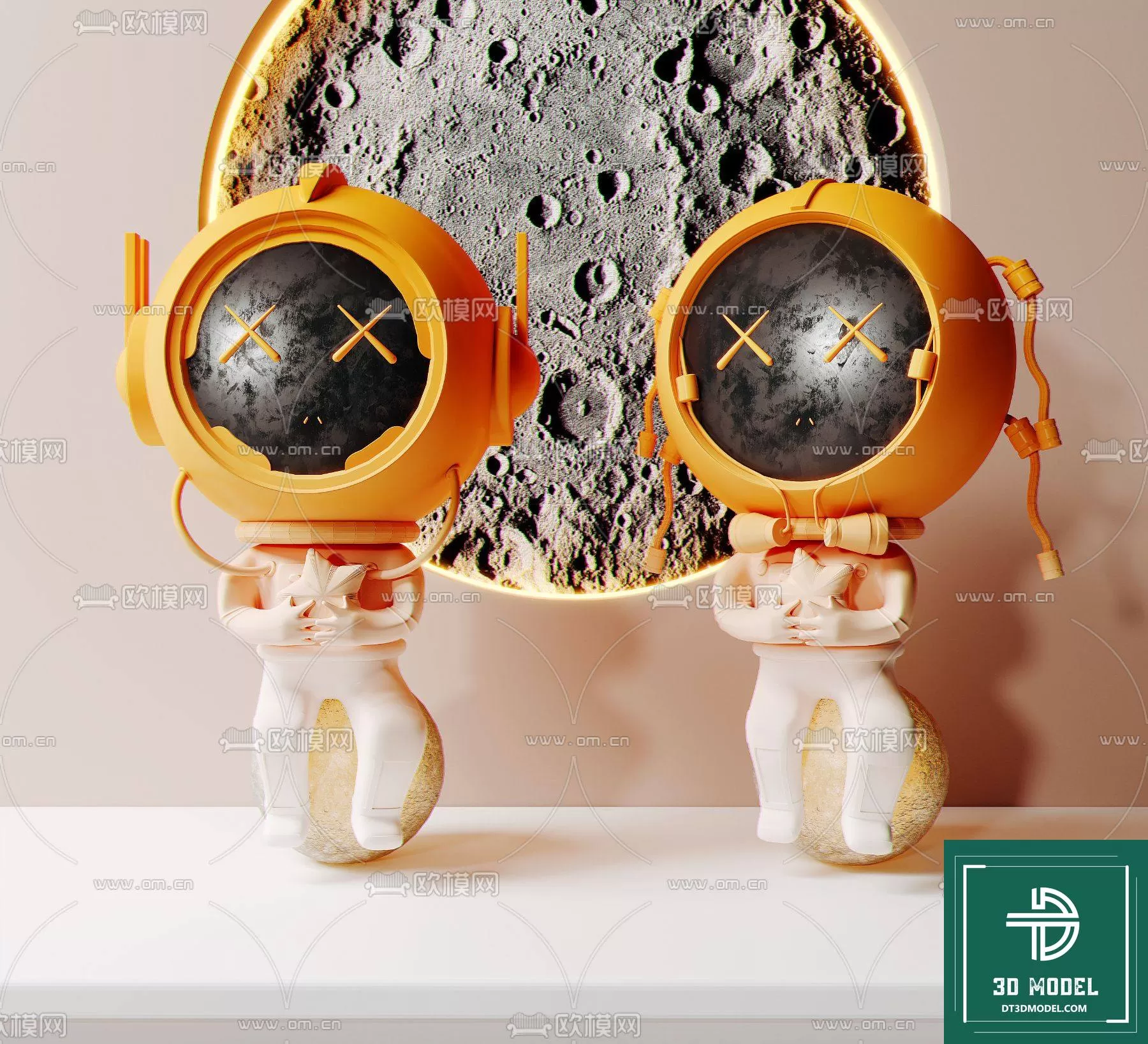 DECORATION – ASTRONAUT 3D MODELS – 013 DECORATION – ASTRONAUT 3D MODELS – 013