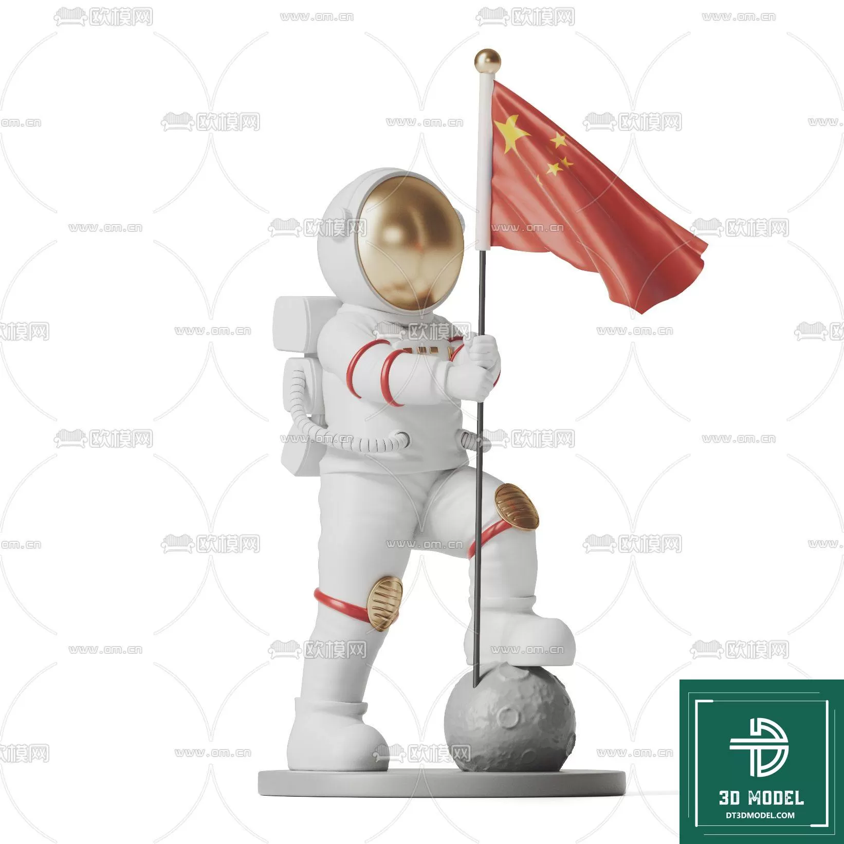 DECORATION – ASTRONAUT 3D MODELS – 019 DECORATION – ASTRONAUT 3D MODELS – 019