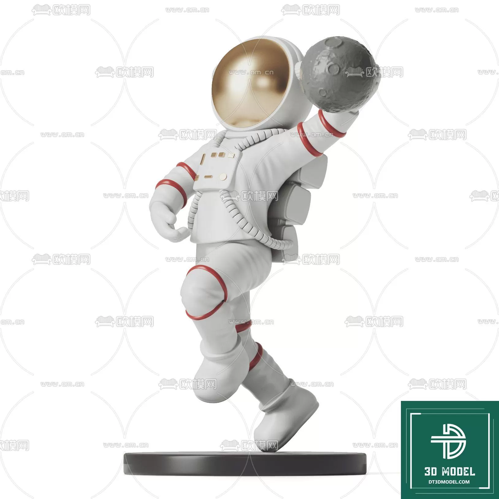 DECORATION – ASTRONAUT 3D MODELS – 020 DECORATION – ASTRONAUT 3D MODELS – 020