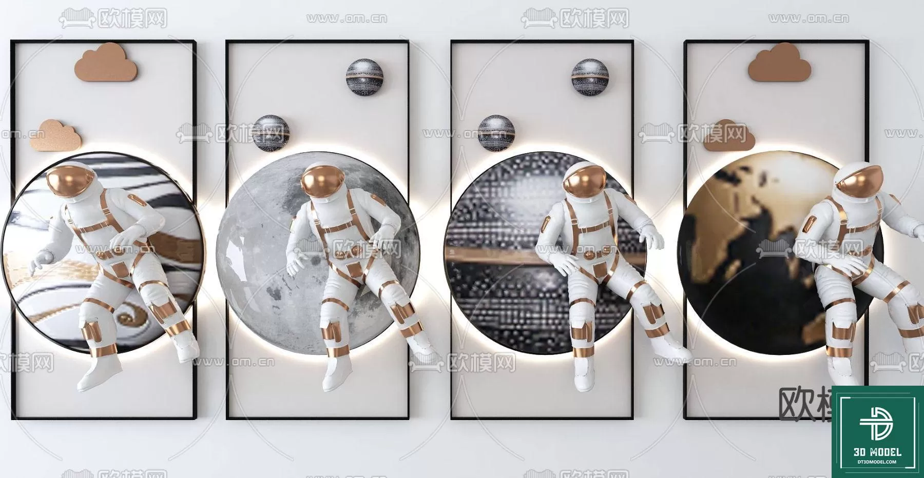 DECORATION – ASTRONAUT 3D MODELS – 021 DECORATION – ASTRONAUT 3D MODELS – 021