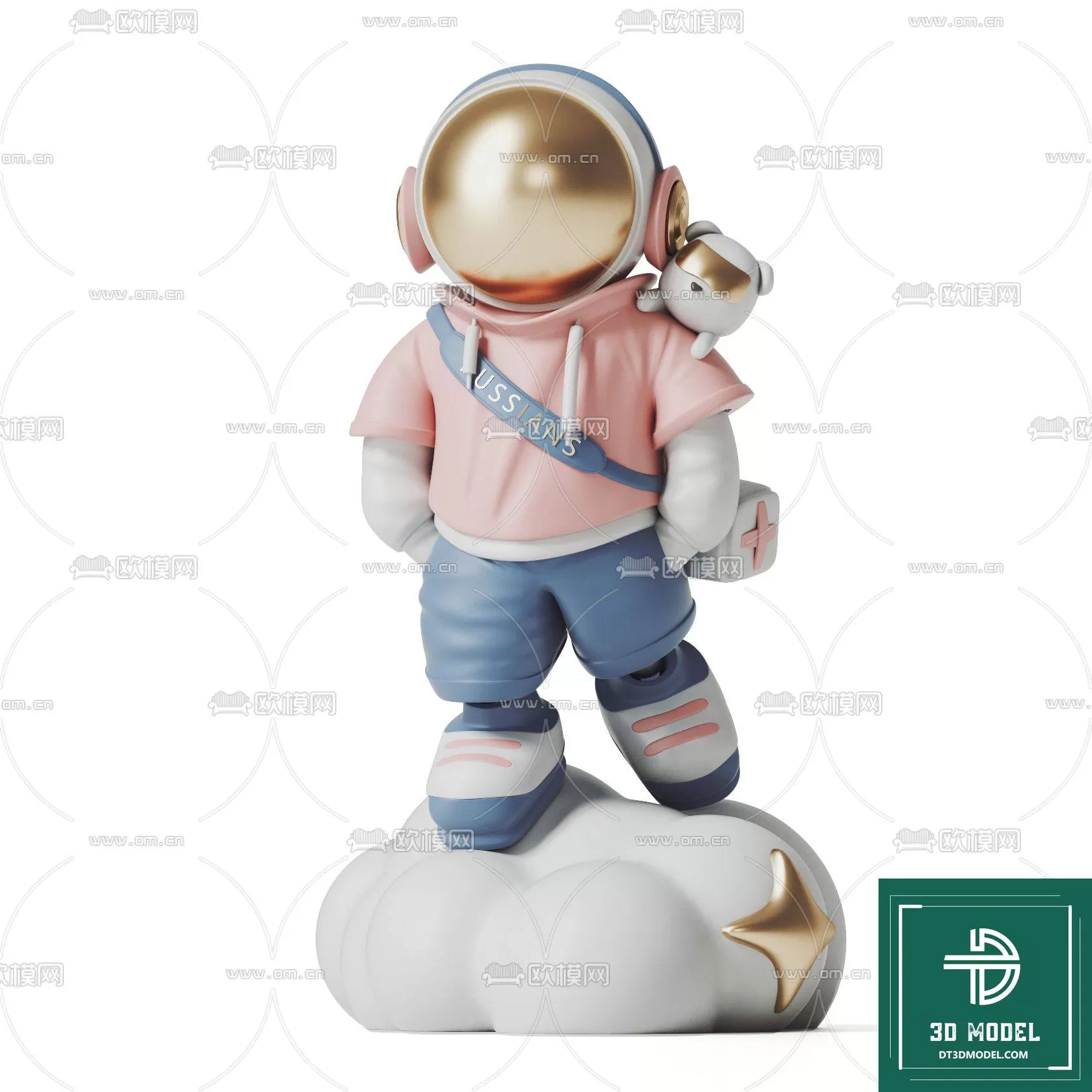 DECORATION – ASTRONAUT 3D MODELS – 024 DECORATION – ASTRONAUT 3D MODELS – 024