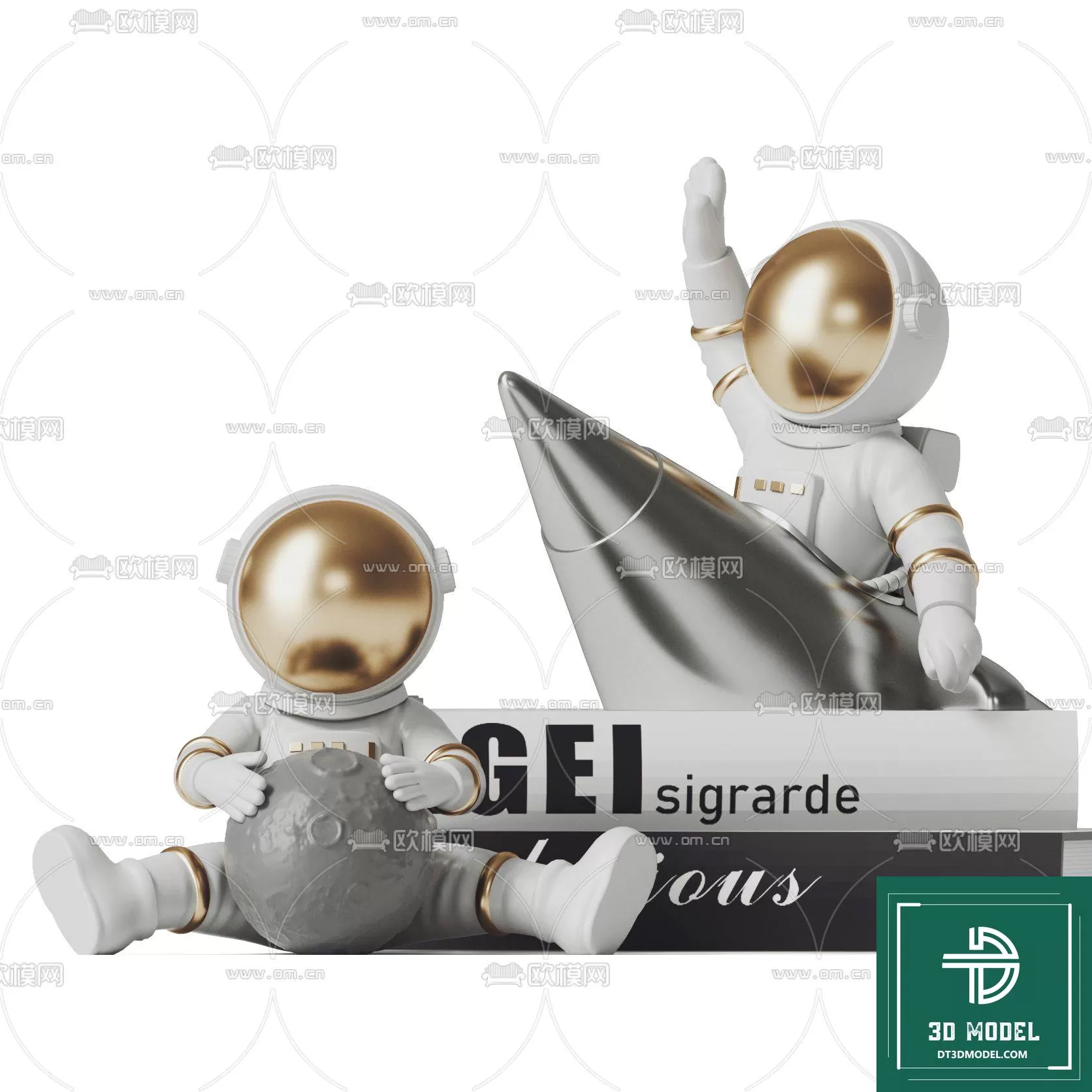 DECORATION – ASTRONAUT 3D MODELS – 027 DECORATION – ASTRONAUT 3D MODELS – 027
