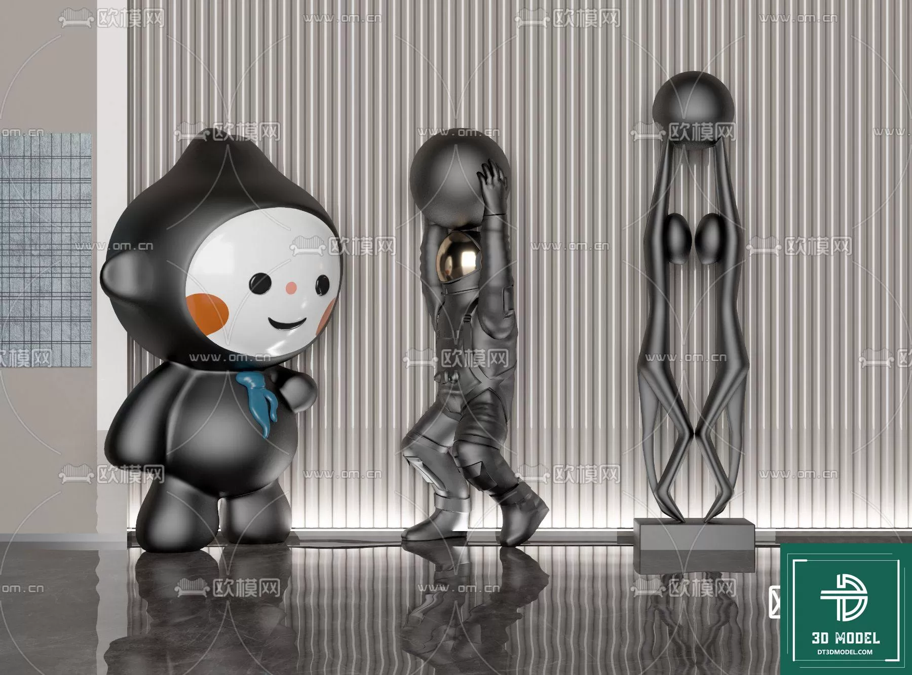 DECORATION – ASTRONAUT 3D MODELS – 028 DECORATION – ASTRONAUT 3D MODELS – 028