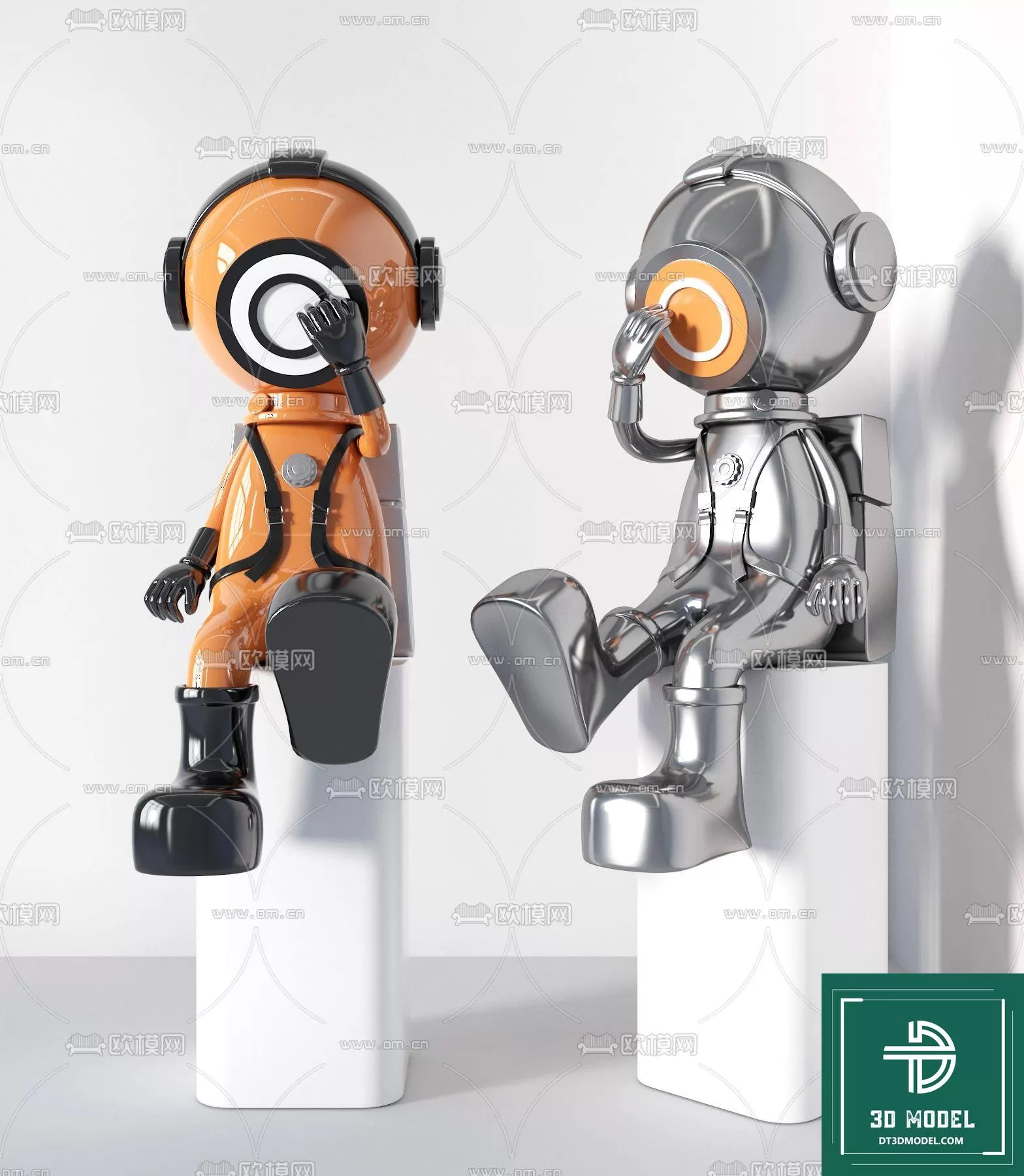 DECORATION – ASTRONAUT 3D MODELS – 034 DECORATION – ASTRONAUT 3D MODELS – 034