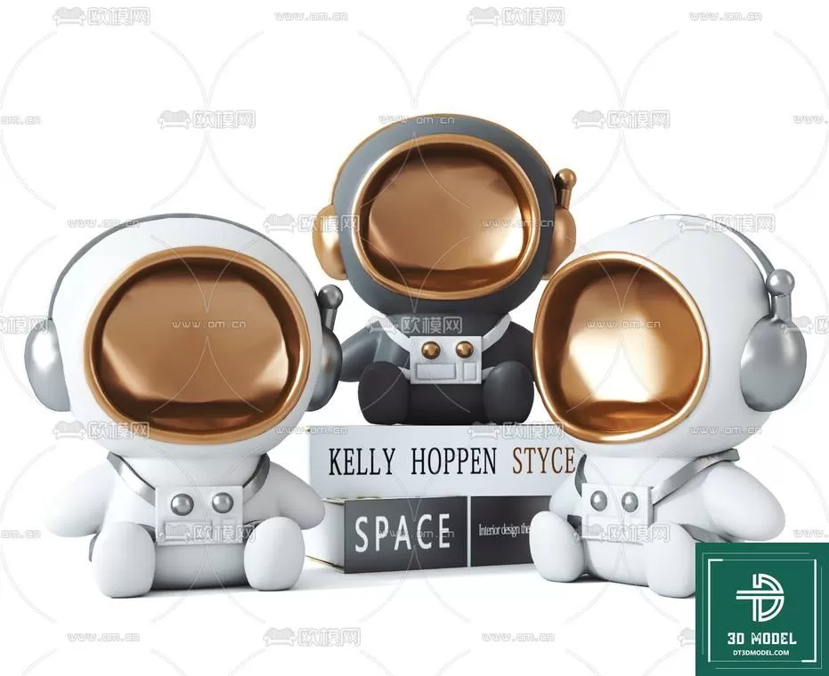 DECORATION – ASTRONAUT 3D MODELS – 037 DECORATION – ASTRONAUT 3D MODELS – 037
