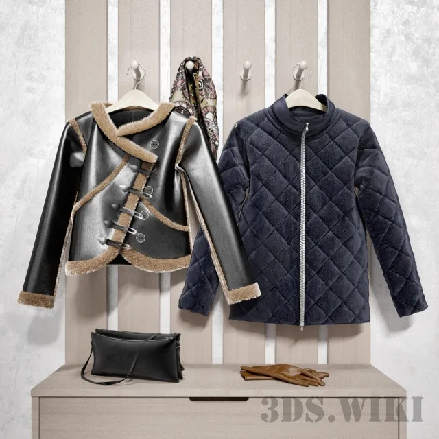 decoration – Autumn Clothes 3D Model