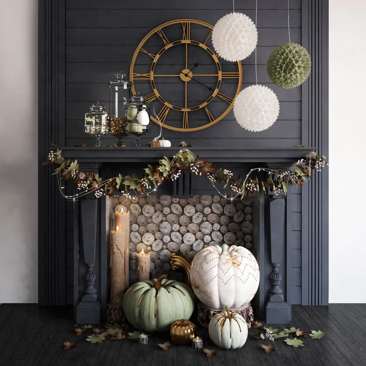 decoration – Autumn decor set 3D Model