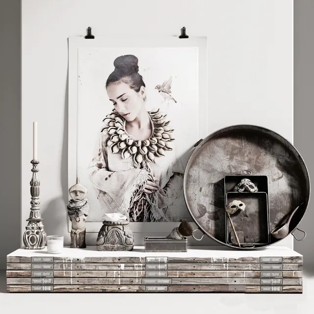 decoration – AVE Paulina Arcklin Decorative Set 3D Model