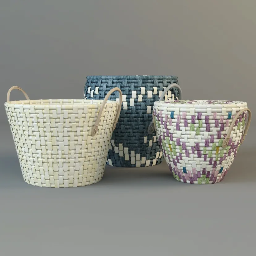 decoration – Baskets Zara Home 3D Model decoration – Baskets Zara Home 3D Model