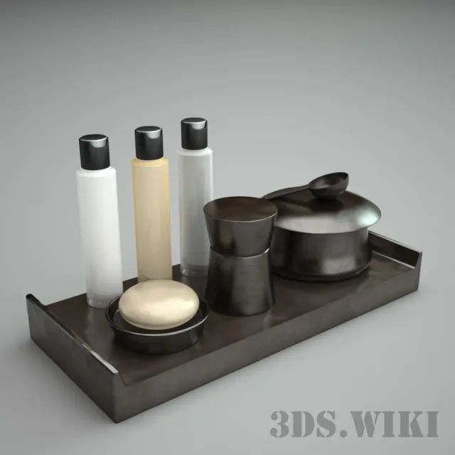 decoration – Bathroom decorative set 3D Model