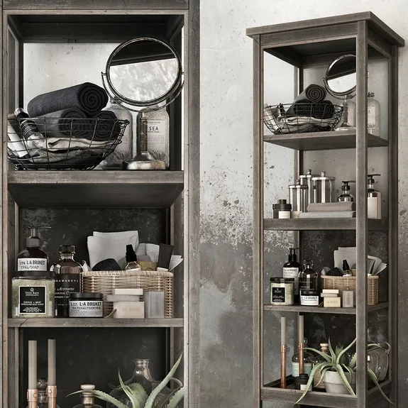 decoration – Bathroom set decor 3D Model