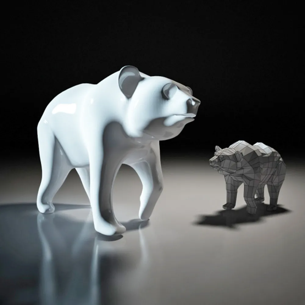 decoration – Bear figure 3D Model