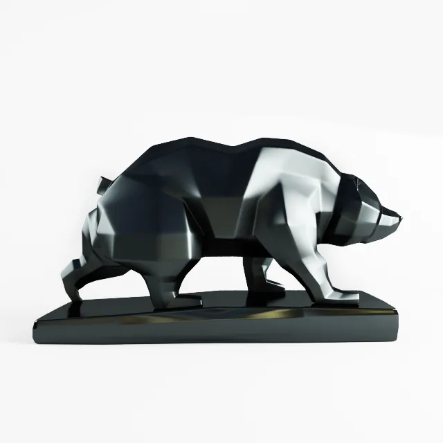 decoration – Bear sculpture 3D Model decoration – Bear sculpture 3D Model