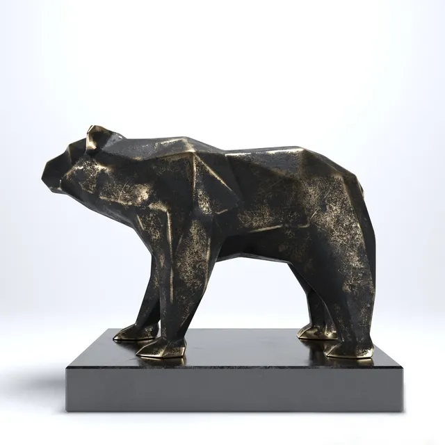 decoration – Bear Sculptures 3D Model decoration – Bear Sculptures 3D Model