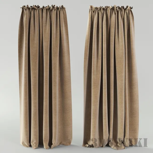 decoration – Beautiful Burlap Curtain 3D Model decoration – Beautiful Burlap Curtain 3D Model