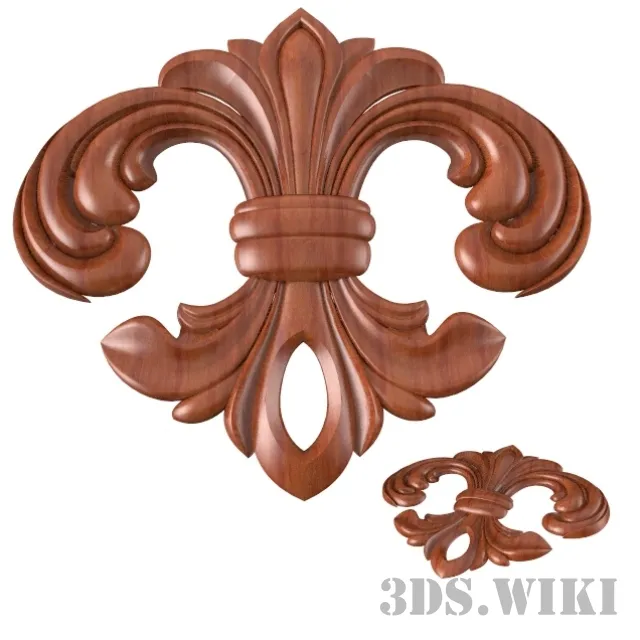 decoration – Beautiful modern stucco molding with texture 3D Model decoration – Beautiful modern stucco molding with texture 3D Model