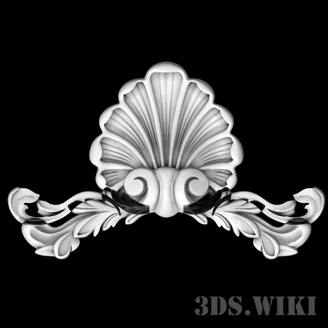 decoration – Beautiful stucco molding in the interior 3D Model decoration – Beautiful stucco molding in the interior 3D Model