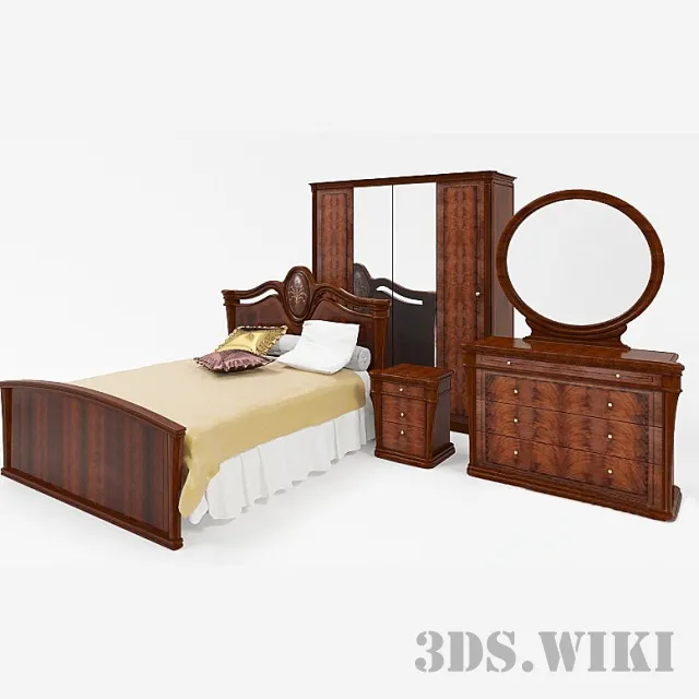 decoration – Bedroom furniture 3D Model decoration – Bedroom furniture 3D Model