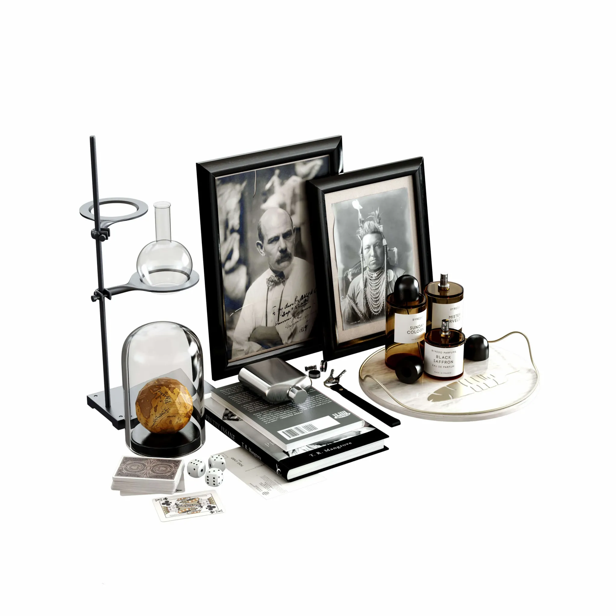 decoration – Black Decorative Set 3D Model