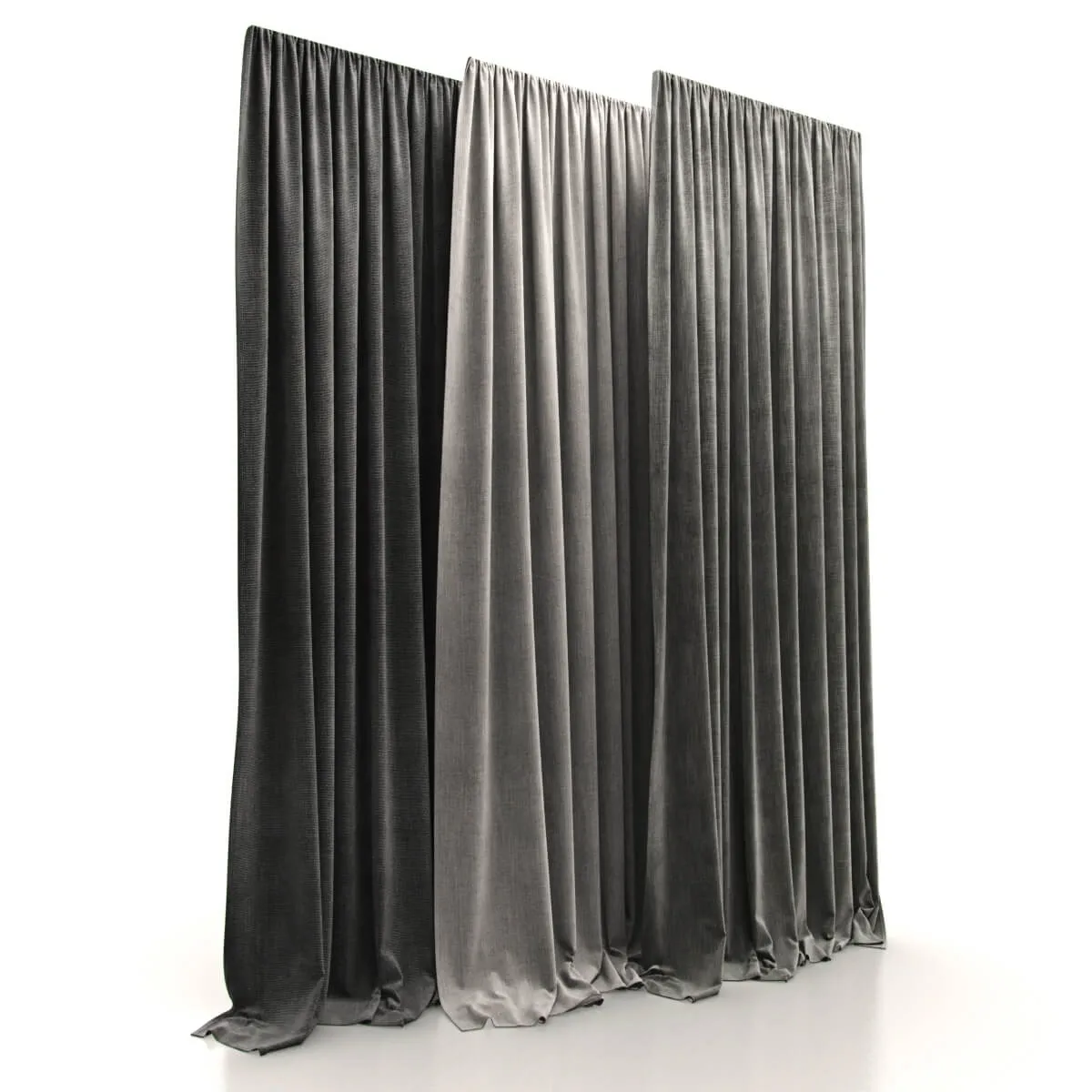decoration – Blind 01 curtain 3D Model