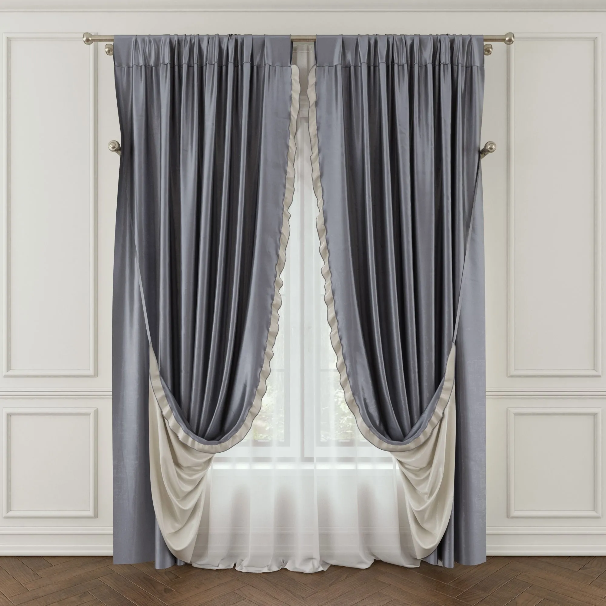 decoration – Blind with garter 3D Model decoration – Blind with garter 3D Model