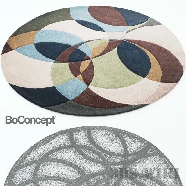 decoration – BoConcept Evocative Round Rug 3D Model decoration – BoConcept Evocative Round Rug 3D Model