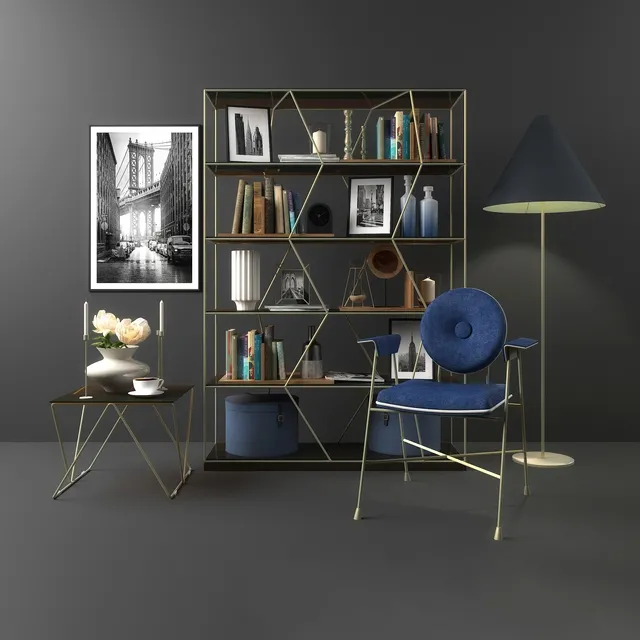 decoration – Bontempi Lexington decor set (2) 3D Model