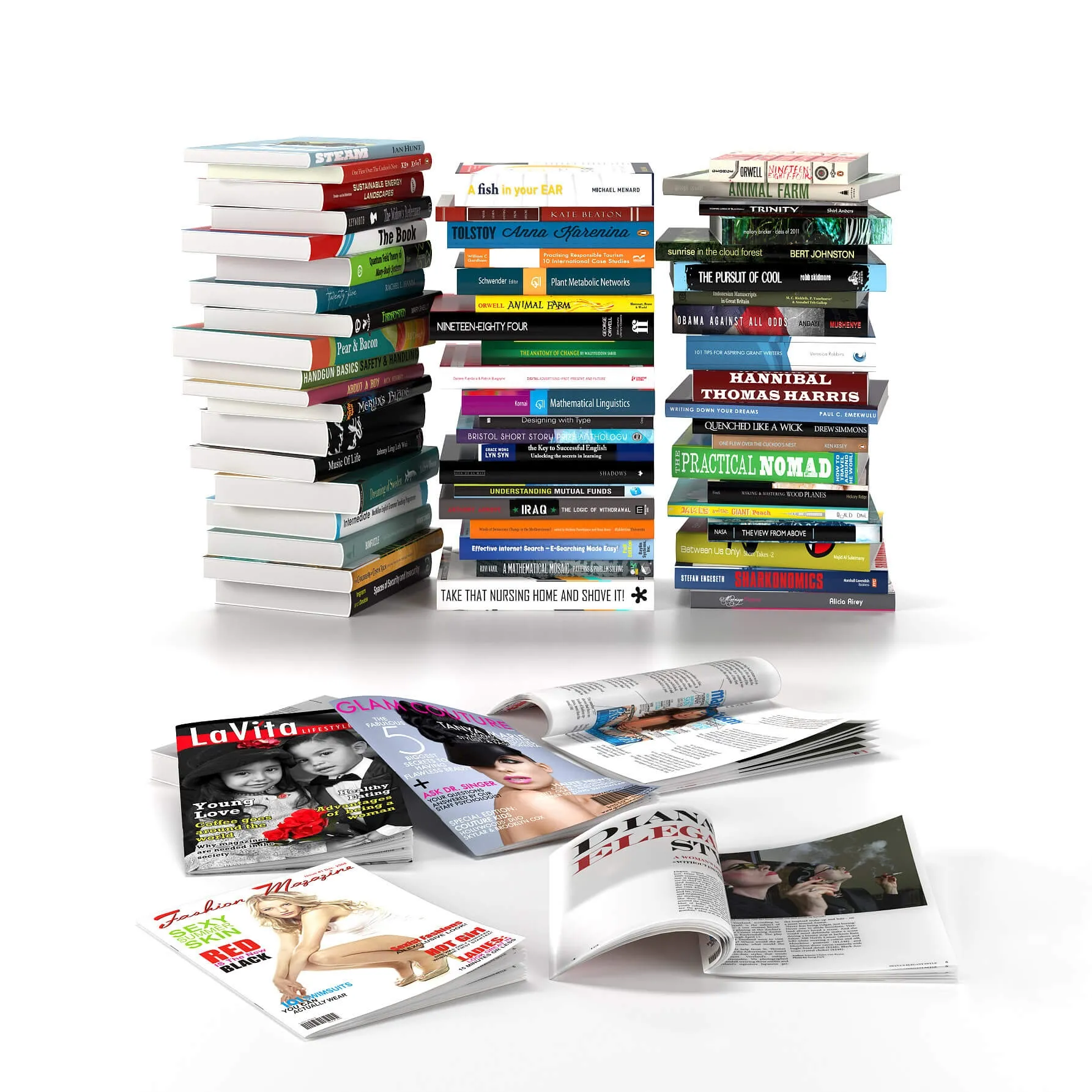 decoration – Books Vol 3 3D Model