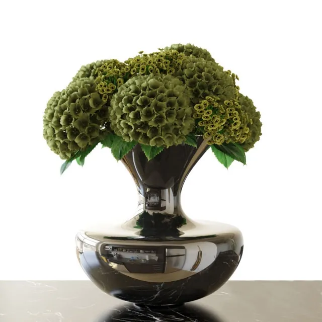 decoration – Bouquet  Hydrangea 3D Model