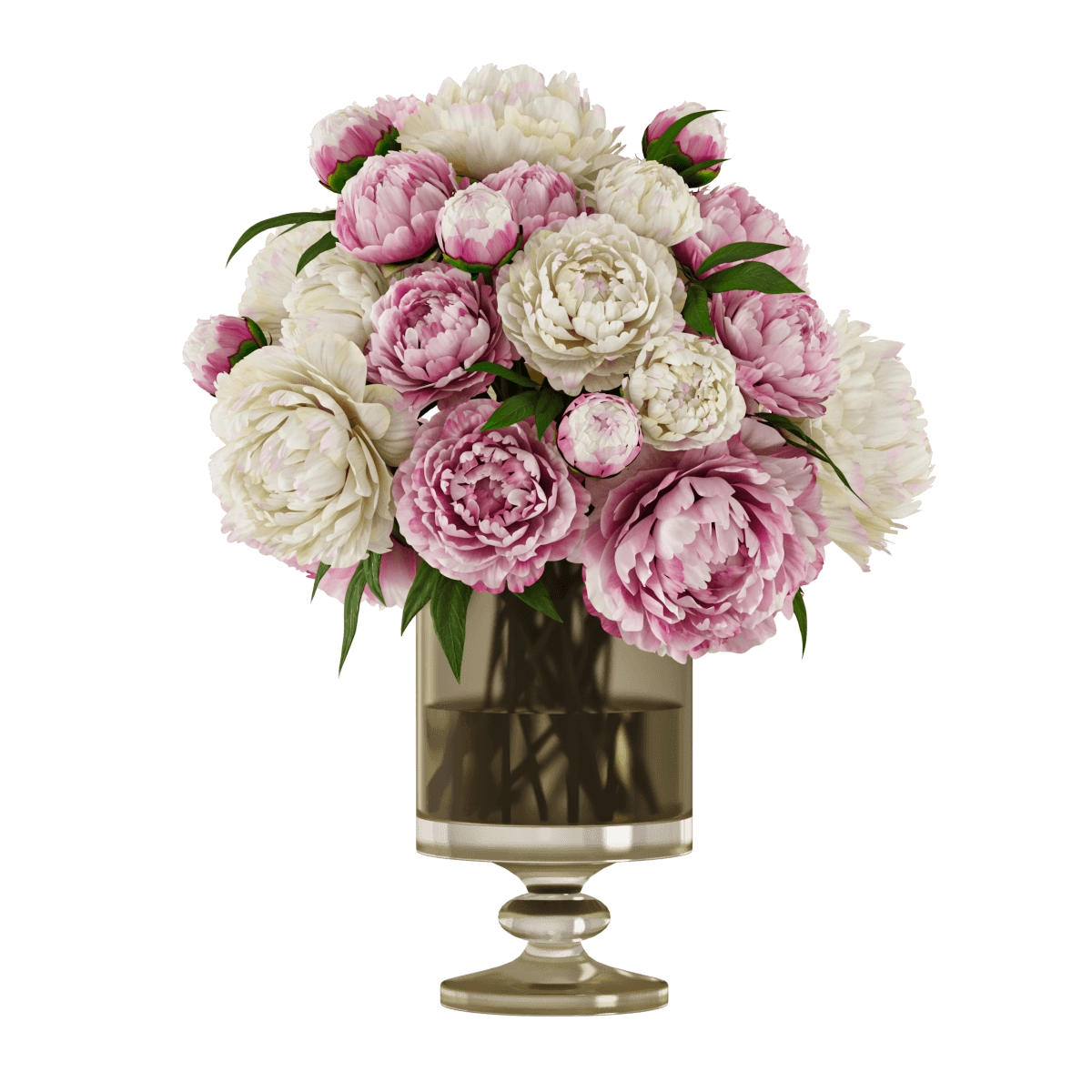 decoration – Bouquet of peonies 3D Model