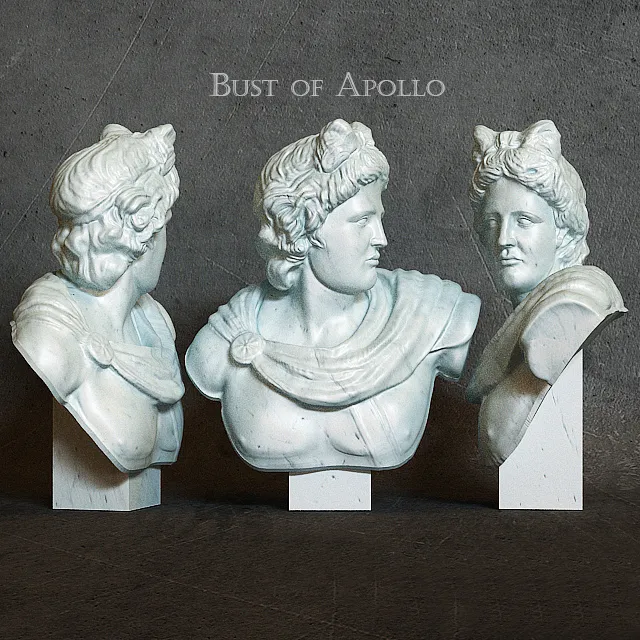 decoration – Bust of Apollo 3D Model decoration – Bust of Apollo 3D Model