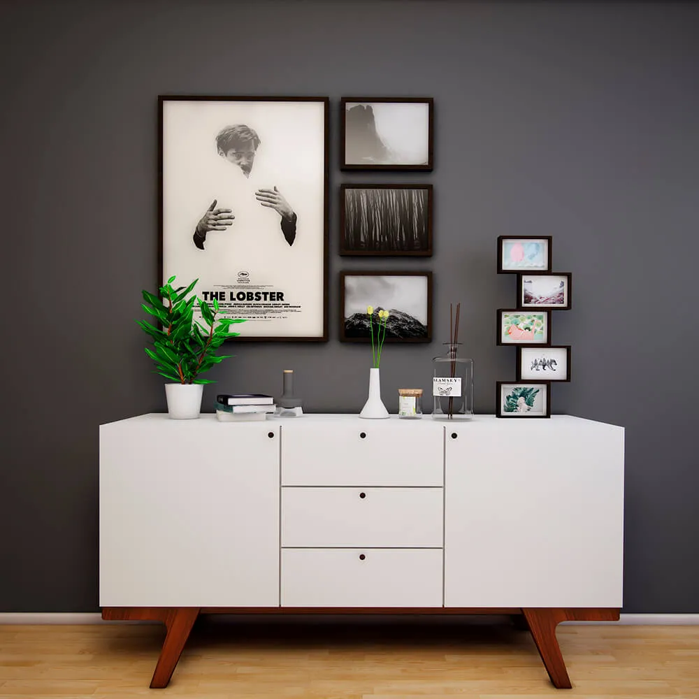 decoration – Cabinet with different details 3D Model