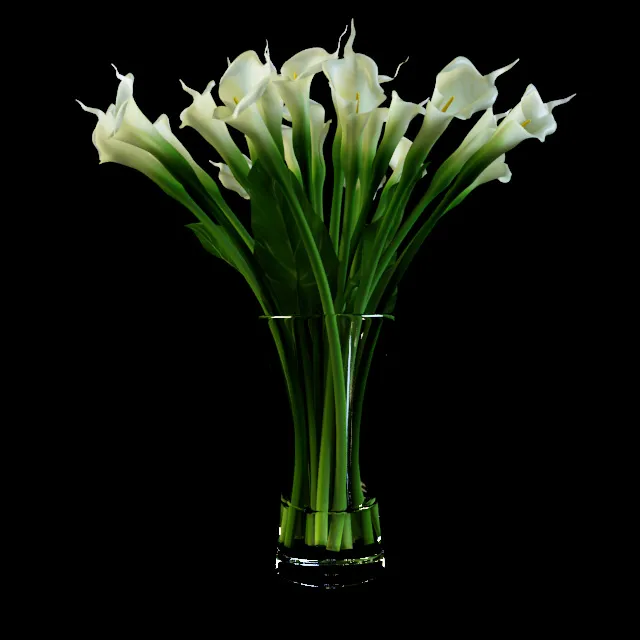 decoration – Calla bouquet 3D Model