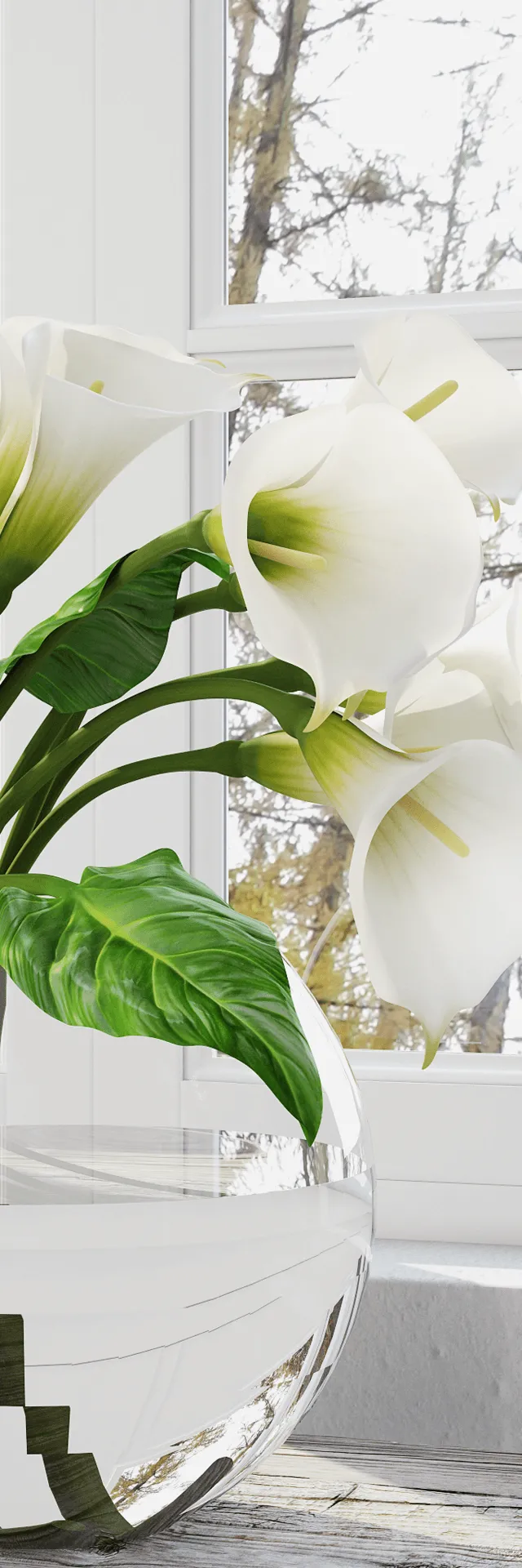 decoration – Calla Lily 07 3D Model decoration – Calla Lily 07 3D Model