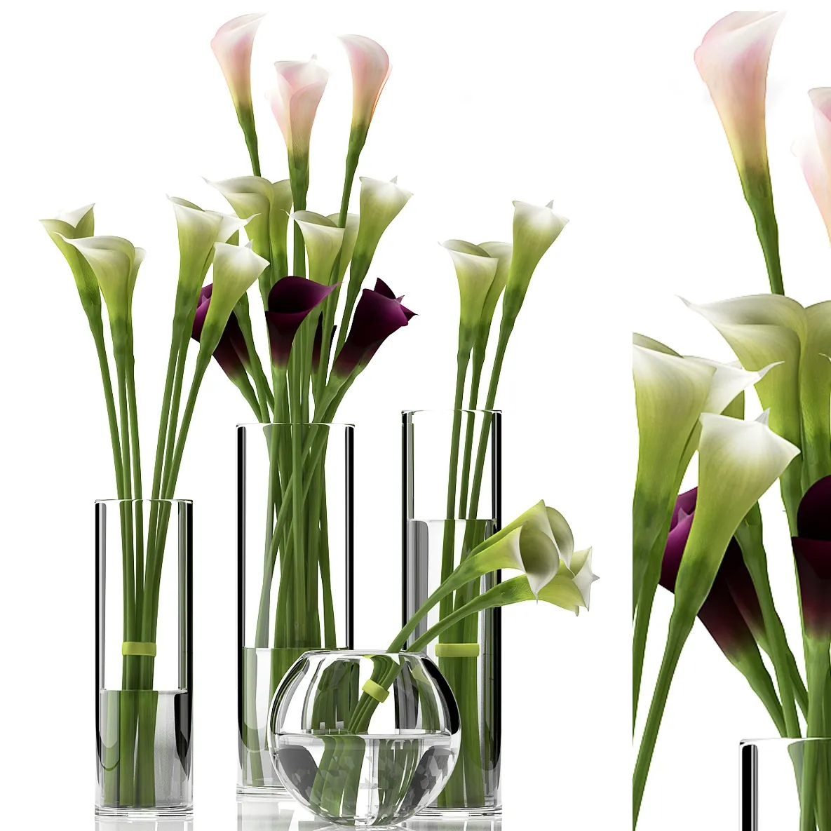 decoration – Calla Lily 2 3D Model
