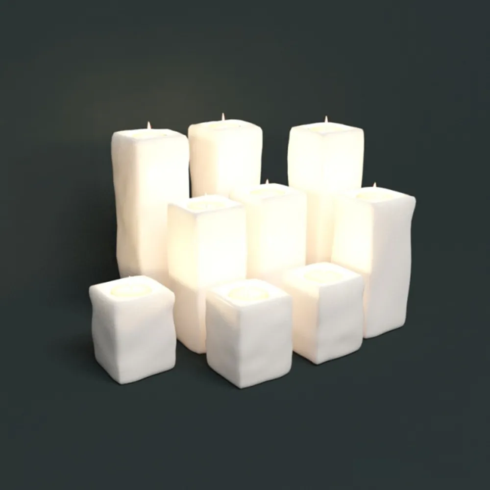 decoration – Candles 3D Model