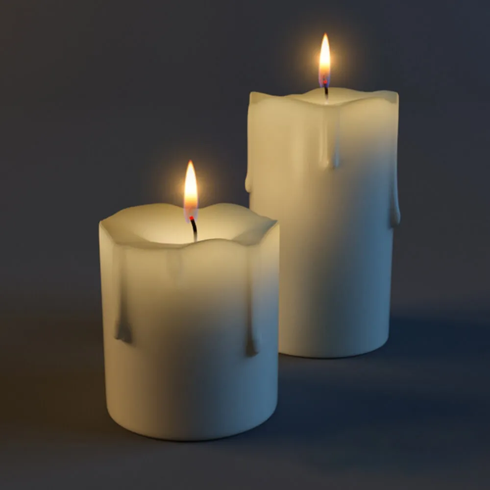 decoration – Candles Candles 3D Model
