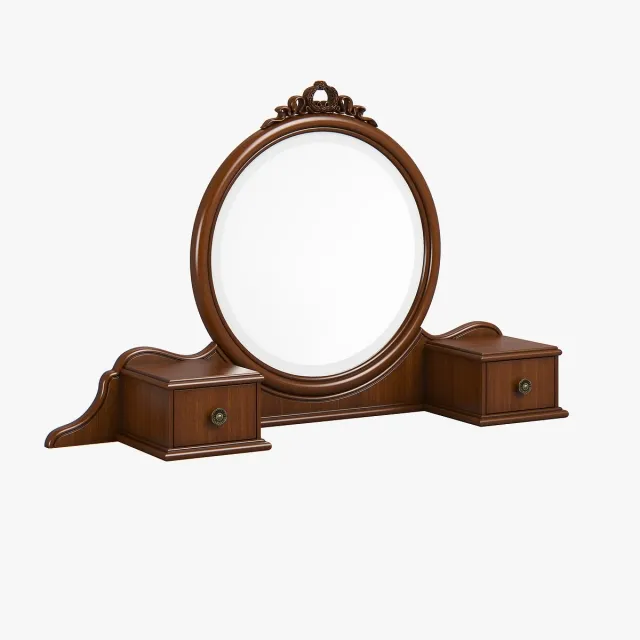 decoration – Carpenter dresser mirror C 1063x222x626 3D Model
