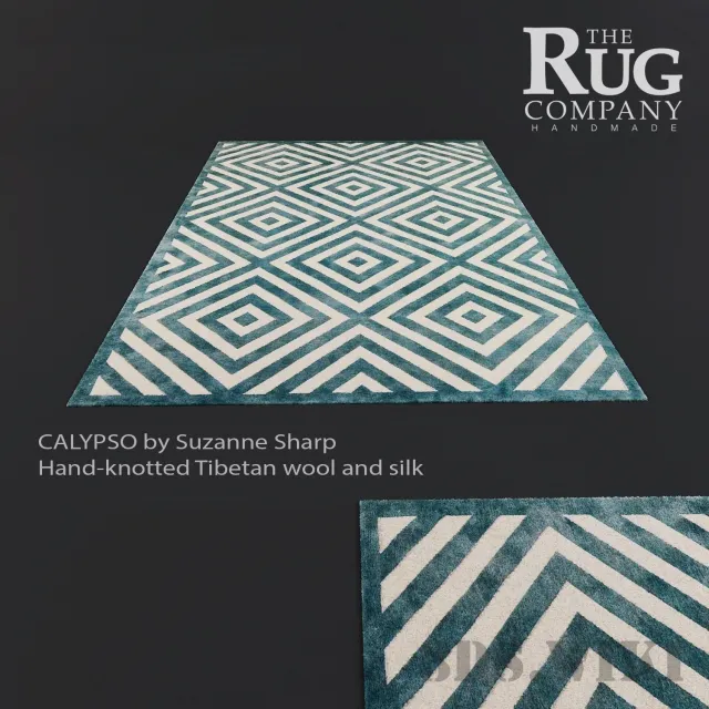 decoration – Carpet CALYPSO by Suzanne Sharp 3D Model