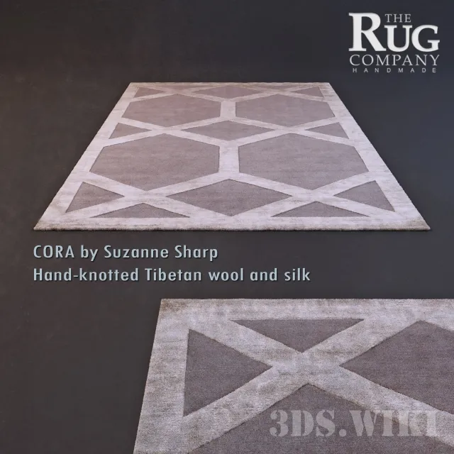 decoration – Carpet Cora by Suzanne Sharp 3D Model
