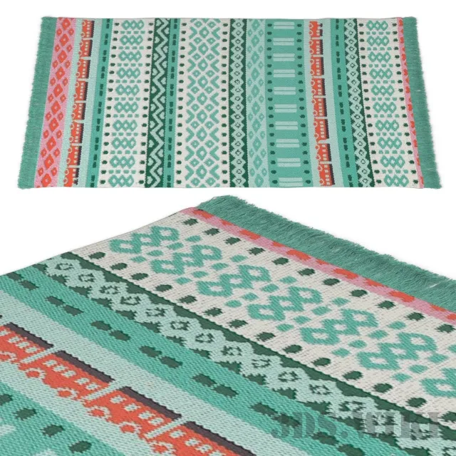 decoration – Carpet Ikea KEPPHEST 3D Model decoration – Carpet Ikea KEPPHEST 3D Model