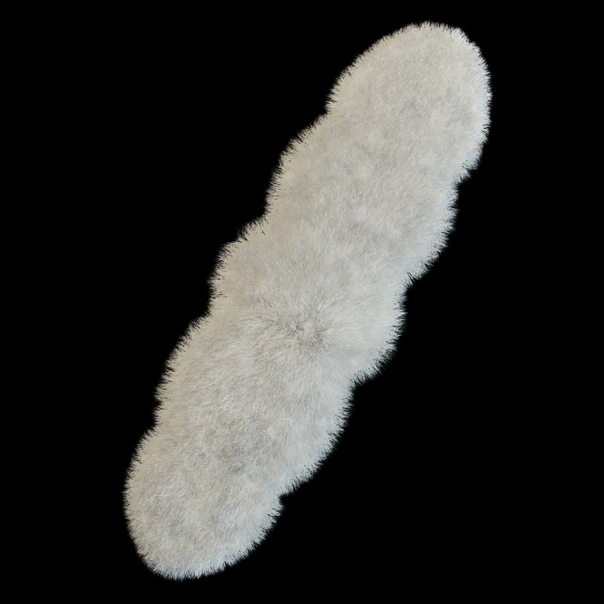 decoration – Carpet made of sheep skins with long pile 3D Model decoration – Carpet made of sheep skins with long pile 3D Model