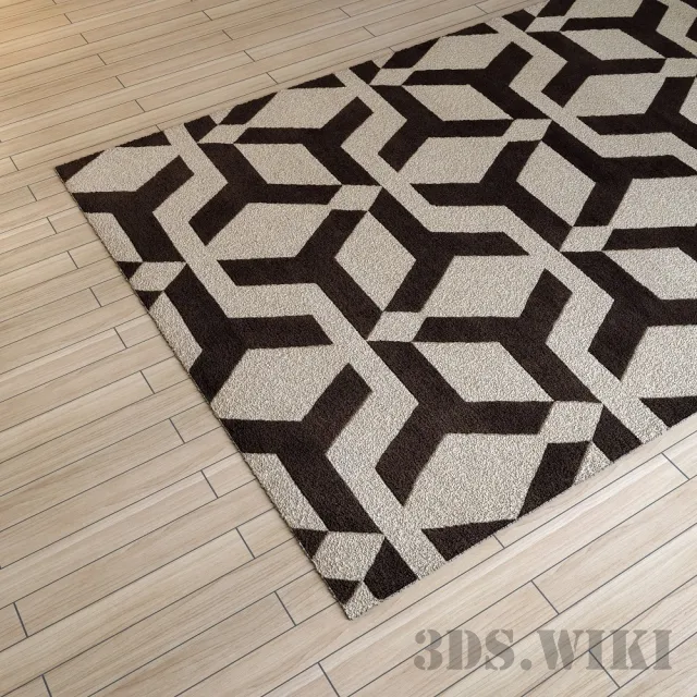 decoration – Carpet The Rug Company Gaelic Brown 3D Model decoration – Carpet The Rug Company Gaelic Brown 3D Model
