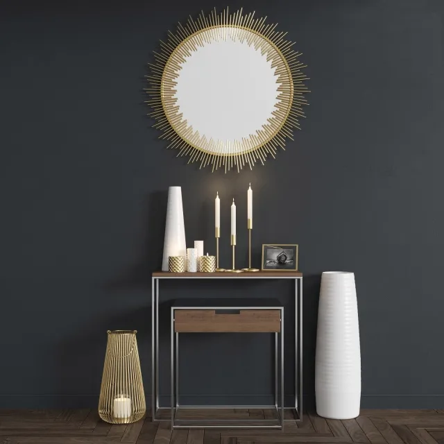 decoration – CB2 Decor Set 2 3D Model