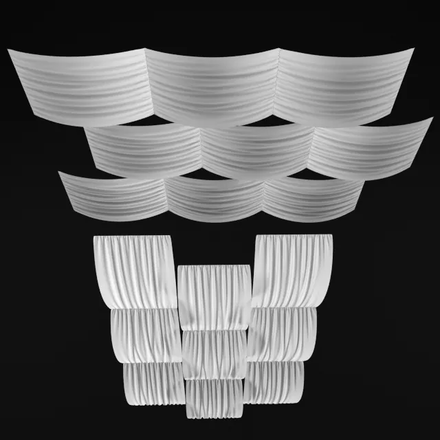 decoration – Ceiling draping 3D Model