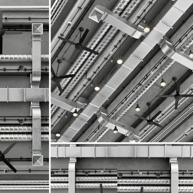 decoration – Ceiling ventilation 1 3D Model decoration – Ceiling ventilation 1 3D Model