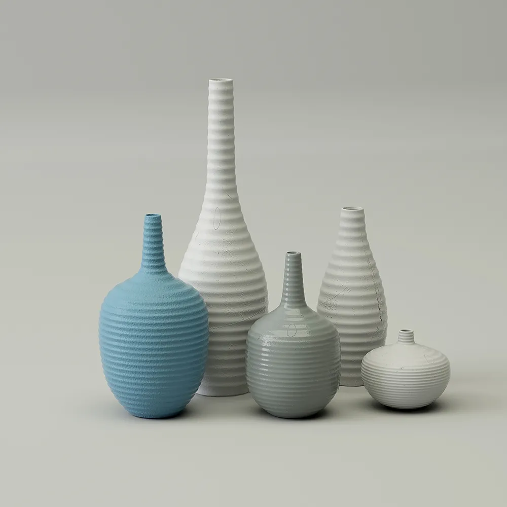 decoration – Ceramicist vase collection 3D Model
