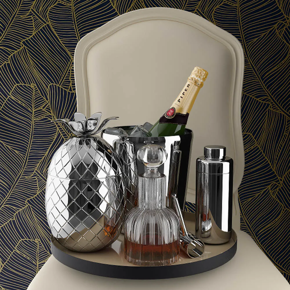 decoration – Champagne with ice 3D Model